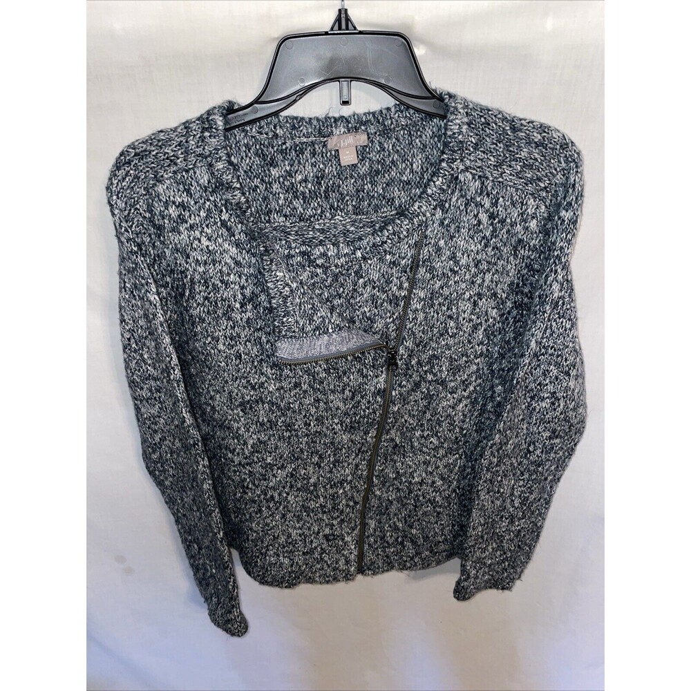 J. Jill Womens Pullover Sweater Size Medium Gray Mottled Going Out Party Comfort